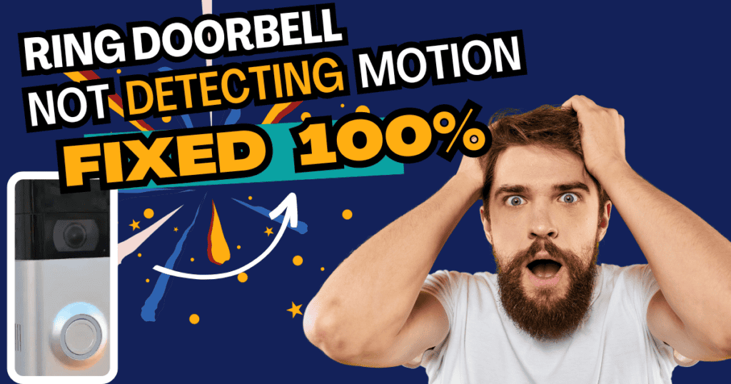 ring doorbell not detecting motion

