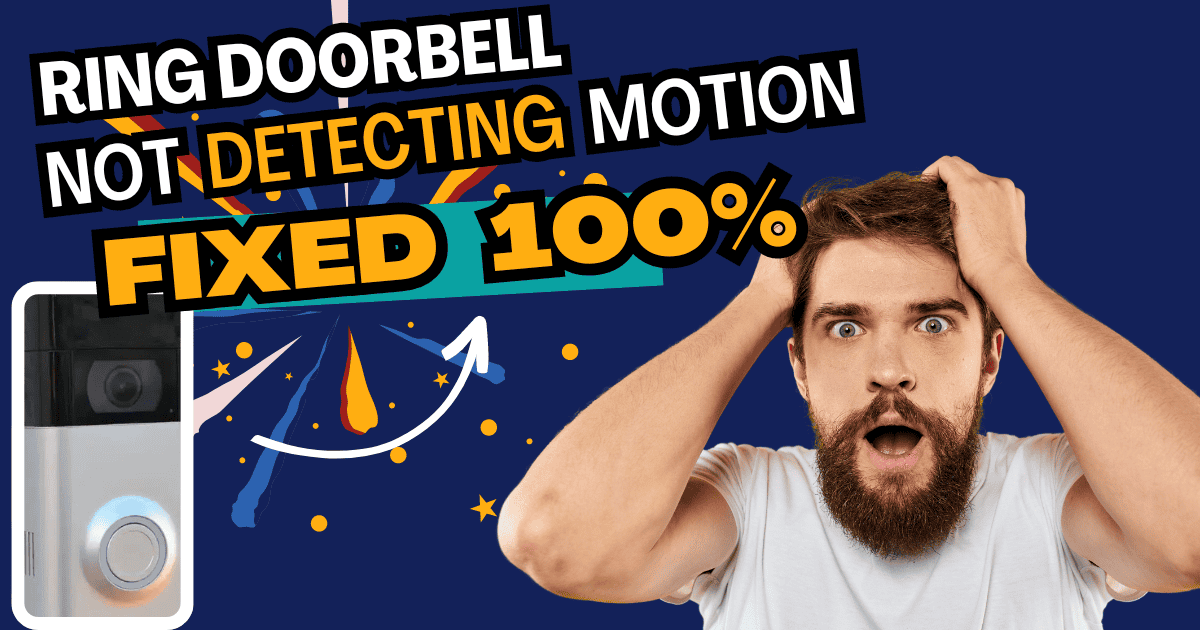 ring doorbell not detecting motion