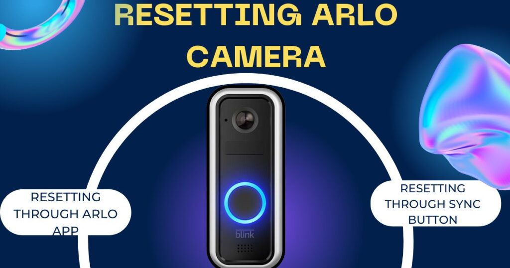 how to reset an arlo camera