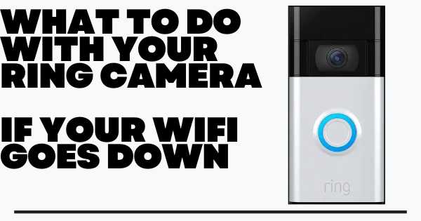 what to do with your ring camera if your wifi goes down