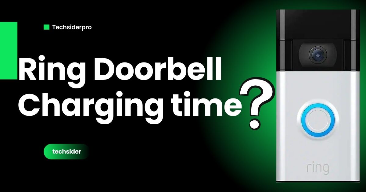 ring doorbell charging